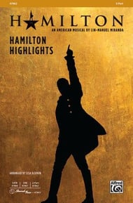 Hamilton Highlights Two-Part choral sheet music cover Thumbnail